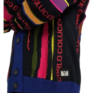 Outdoor & Sport Carlo Colucci Strickjacke Cagnati In Navy Günstig Kaufen 8