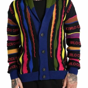 Outdoor & Sport Carlo Colucci Strickjacke Cagnati In Navy Günstig Kaufen 10