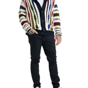 Outdoor & Sport Carlo Colucci Strickjacke Cagnati In Weiß Günstig Kaufen 12