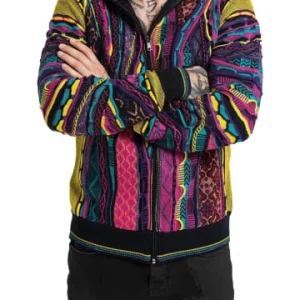 Outdoor & Sport Carlo Colucci Strickjacke Calandrelli In Navy / Mehrfarbig Günstig Kaufen 8