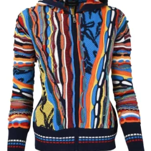 Bekleidung Carlo Colucci Strickjacke Christin In Navy / Rot Günstig Kaufen 6