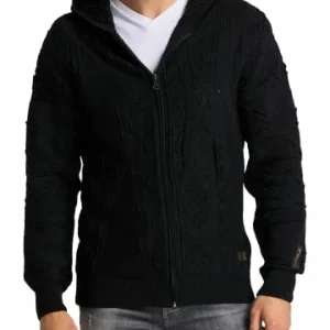 Outdoor & Sport Carlo Colucci Strickjacke Copello In Schwarz Günstig Kaufen 12