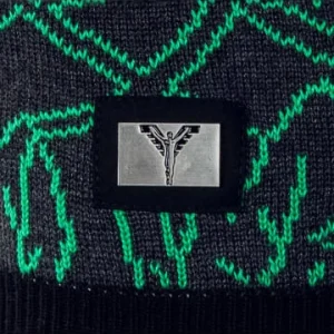 Bekleidung Carlo Colucci Strickpullover – C10905 – Black / Grey / Green Günstig Kaufen 12