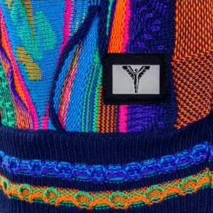 Bekleidung Carlo Colucci Strickpullover – C9806 – Orange / Green / Pink Günstig Kaufen 16