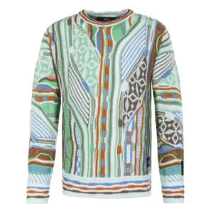 Bekleidung Carlo Colucci Strickpullover – C9916 591 – White / Green Günstig Kaufen 10