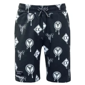 Bekleidung Carlo Colucci Sweat Short – 4026 – Black / White Günstig Kaufen 7