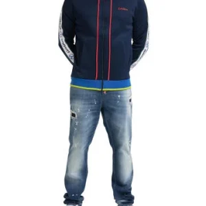 Outdoor & Sport Carlo Colucci Sweatjacke Casaccia In Navy Günstig Kaufen 12