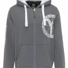 Outdoor & Sport Carlo Colucci Sweatjacke Cerciello In Dunkelgrau Günstig Kaufen 19