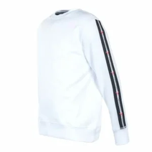 Outdoor & Sport Carlo Colucci Sweatshirt – Basic Line Sweat – White Günstig Kaufen 10