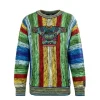 Outdoor & Sport Carlo Colucci Sweatshirt – C11603 – Green / Yellow / Red / Blue Günstig Kaufen 16