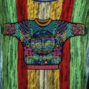 Outdoor & Sport Carlo Colucci Sweatshirt – C11603 – Green / Yellow / Red / Blue Günstig Kaufen 12