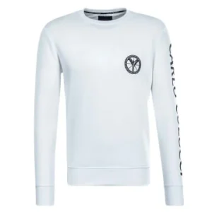 Outdoor & Sport Carlo Colucci Sweatshirt – C3605 – White Black Günstig Kaufen 11