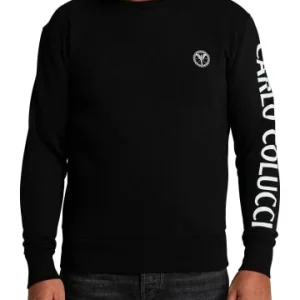 Outdoor & Sport Carlo Colucci Sweatshirt Corradi In Schwarz Günstig Kaufen 8