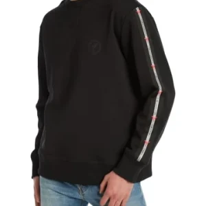 Outdoor & Sport Carlo Colucci Sweatshirt D’Adderio In Schwarz Günstig Kaufen 12