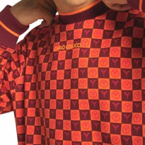 Outdoor & Sport Carlo Colucci Sweatshirt Dallabona In Bordeaux Günstig Kaufen 8