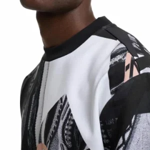 Outdoor & Sport Carlo Colucci Sweatshirt Damiano In Schwarz / Mehrfarbig Günstig Kaufen 13