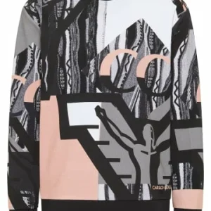Outdoor & Sport Carlo Colucci Sweatshirt Damiano In Schwarz / Mehrfarbig Günstig Kaufen 15