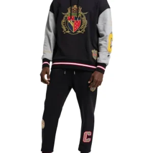 Outdoor & Sport Carlo Colucci Sweatshirt Dapra In Schwarz Günstig Kaufen 13