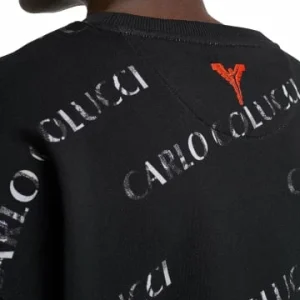 Outdoor & Sport Carlo Colucci Sweatshirt Davanzo In Schwarz Günstig Kaufen 14