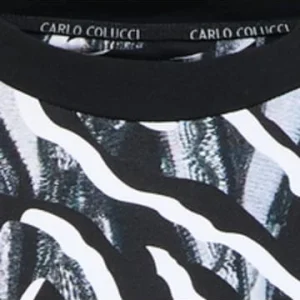 Outdoor & Sport Carlo Colucci Sweatshirt De Dona In Schwarz / Weiß Günstig Kaufen 14