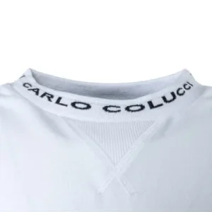 Bekleidung Carlo Colucci T-Shirt – Basic Line 2346 – White Günstig Kaufen 18