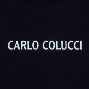 Bekleidung Carlo Colucci T-Shirt – Basic Line TS 2346 – Black Günstig Kaufen 18