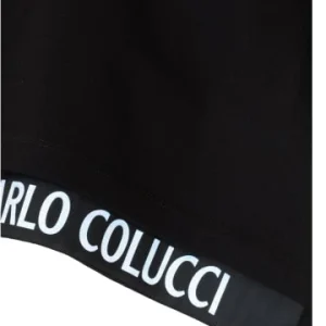 Bekleidung Carlo Colucci T-Shirt Camarda In Schwarz Günstig Kaufen 8