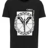Bekleidung Carlo Colucci T-Shirt Camol In Schwarz Günstig Kaufen 19