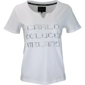Bekleidung Carlo Colucci T-Shirt Campi In Weiß Günstig Kaufen 6