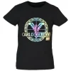 Bekleidung Carlo Colucci T-Shirt Canazei In Schwarz Günstig Kaufen 16