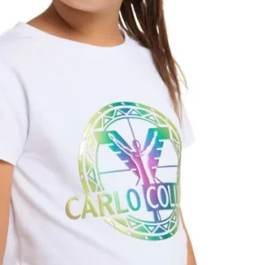 Bekleidung Carlo Colucci T-Shirt Canazei In Weiß Günstig Kaufen 10