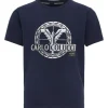 Bekleidung Carlo Colucci T-Shirt Canazza In Navy Günstig Kaufen 11