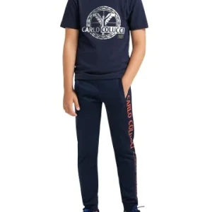 Bekleidung Carlo Colucci T-Shirt Canazza In Navy Günstig Kaufen 10