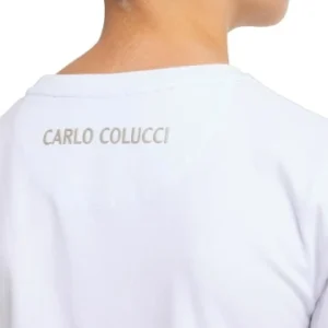 Bekleidung Carlo Colucci T-Shirt Canazza In Weiß Günstig Kaufen 8