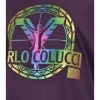 Bekleidung Carlo Colucci T-Shirt Caon In Lila Günstig Kaufen 16
