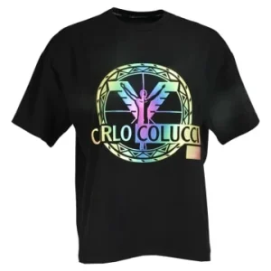 Bekleidung Carlo Colucci T-Shirt Caon In Schwarz Günstig Kaufen 6