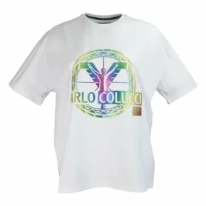 Bekleidung Carlo Colucci T-Shirt Caon In Weiß Günstig Kaufen 6