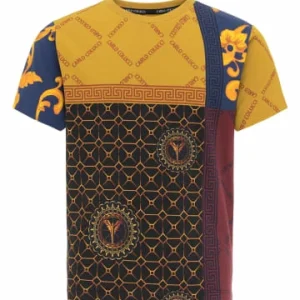 Bekleidung Carlo Colucci T-Shirt Capozzi In Gelb Günstig Kaufen 8