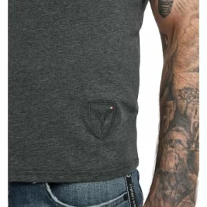 Bekleidung Carlo Colucci T-Shirt Cavallar In Anthrazit Meliert Günstig Kaufen 8