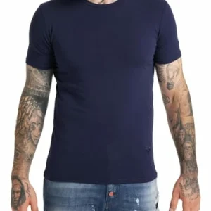 Bekleidung Carlo Colucci T-Shirt Cavallar In Navy Günstig Kaufen 10