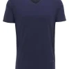 Bekleidung Carlo Colucci T-Shirt Cavallari In Navy Günstig Kaufen 20
