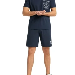 Bekleidung Carlo Colucci T-Shirt Collatuzzo In Navy Günstig Kaufen 13