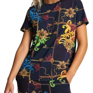 Bekleidung Carlo Colucci T-Shirt Consonni In Navy Günstig Kaufen 12