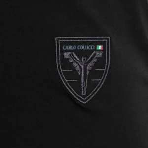 Bekleidung Carlo Colucci T-Shirt – Crewneck – Black Günstig Kaufen 10