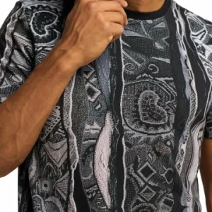 Bekleidung Carlo Colucci T-Shirt Crisci In Schwarz / Graumelange Günstig Kaufen 8