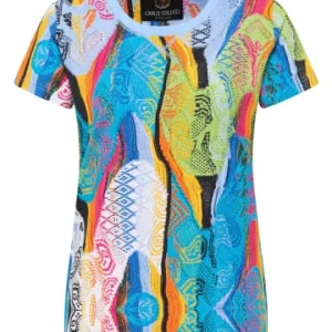 Bekleidung Carlo Colucci T-Shirt Cristina In Gelb Günstig Kaufen 12