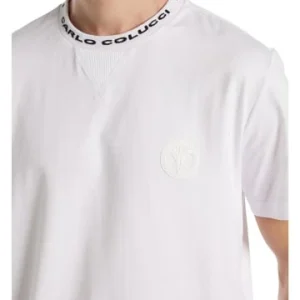 Bekleidung Carlo Colucci T-Shirt D’Addante In Weiß Günstig Kaufen 8