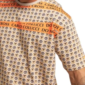 Bekleidung Carlo Colucci T-Shirt Dall’Igna In Beige Günstig Kaufen 8