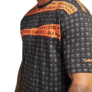 Bekleidung Carlo Colucci T-Shirt Dall’Igna In Schwarz Günstig Kaufen 8