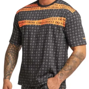 Bekleidung Carlo Colucci T-Shirt Dall’Igna In Schwarz Günstig Kaufen 12